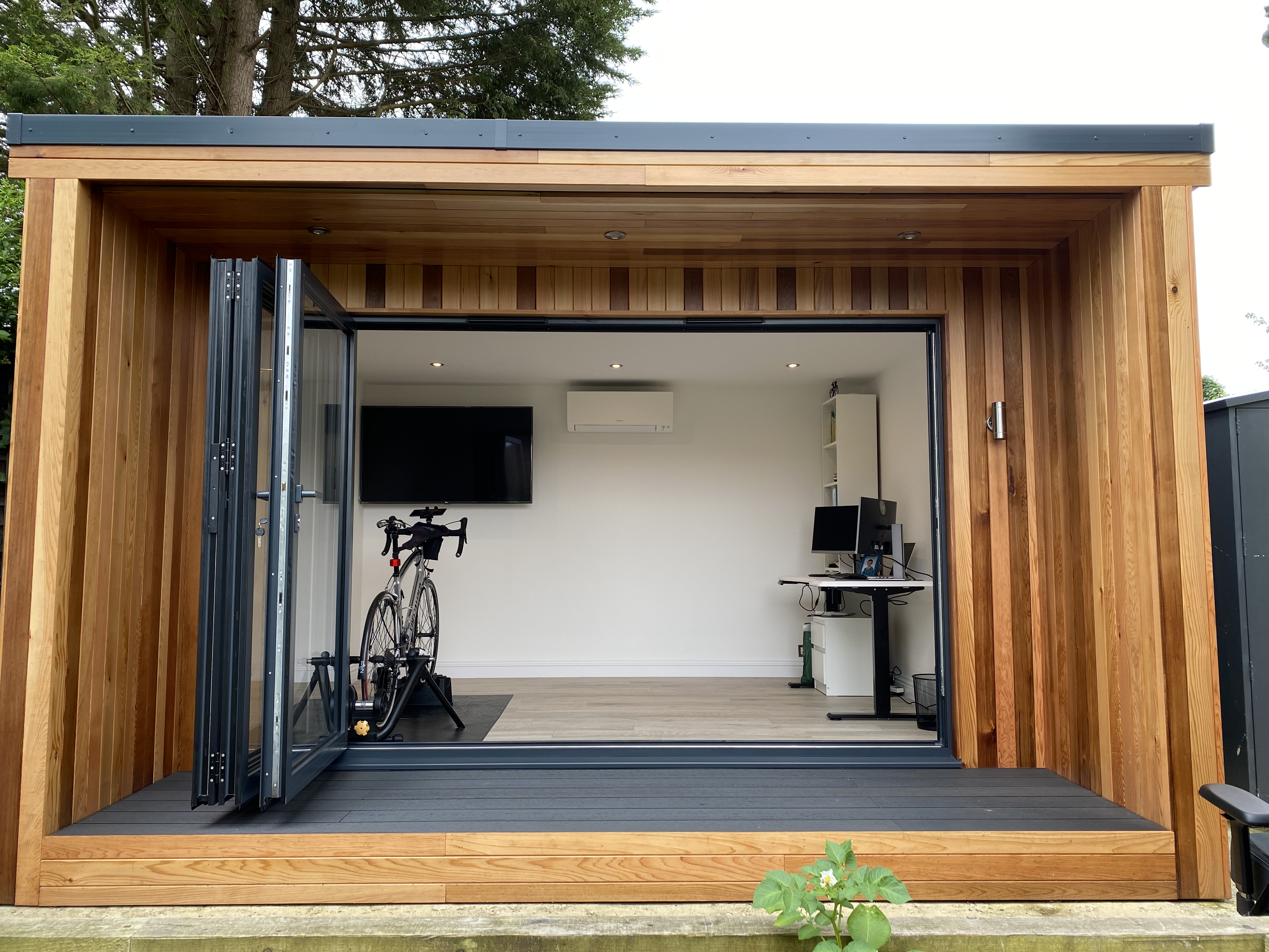 home office and spin studio garden room banstead surrey