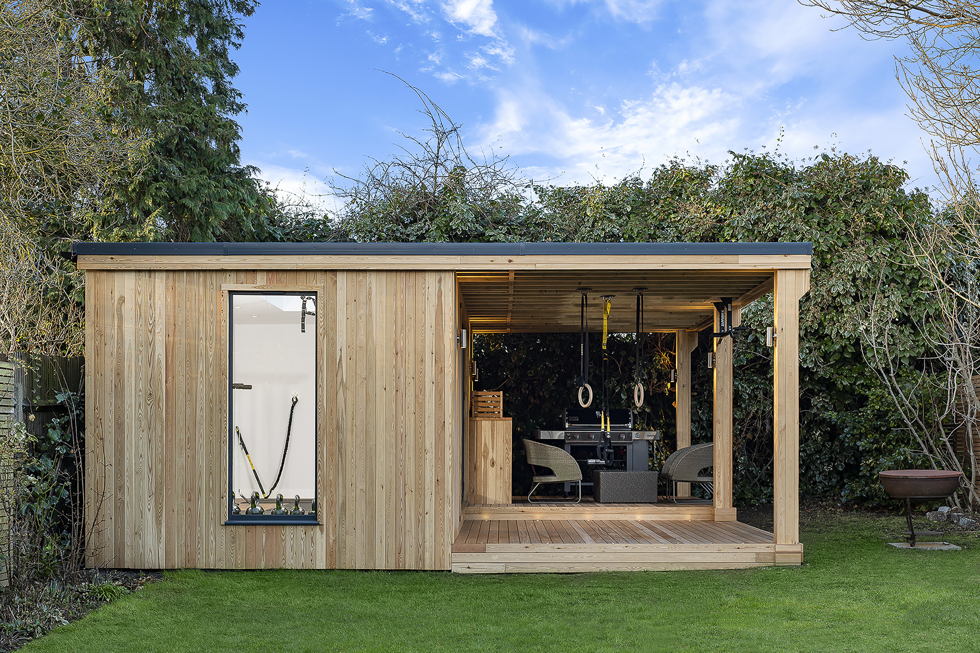 garden room london home gym and yoga studio